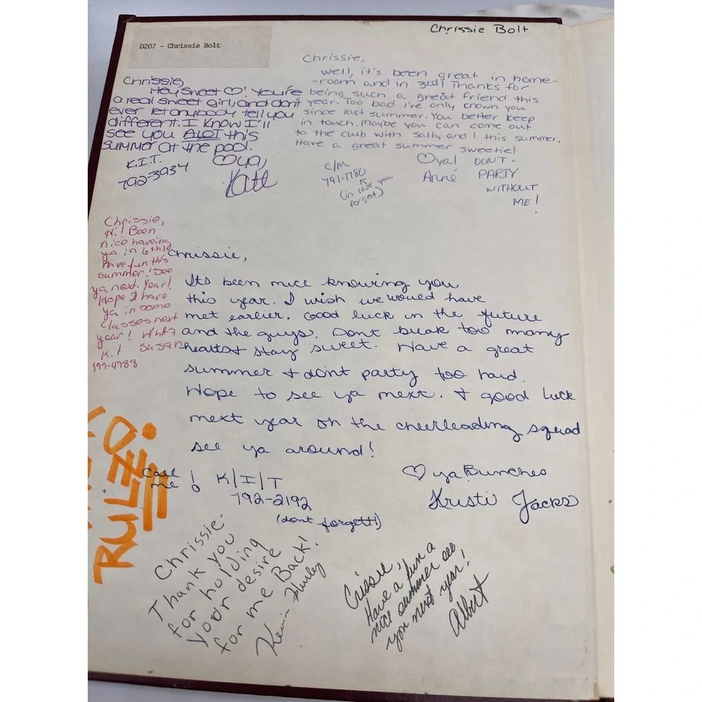 1989 John M Langston Junior High School Legend Year Book Vol 32